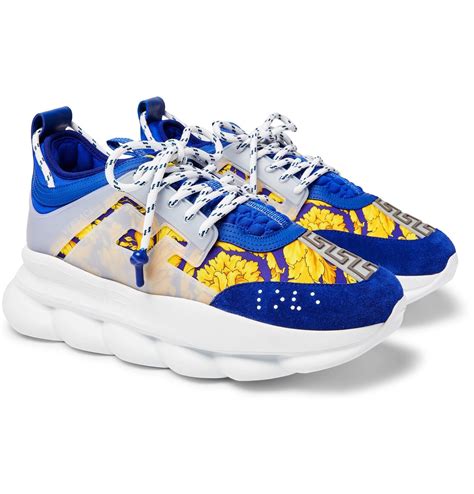 versace men chain reaction sneakers|authentic versace chain reaction sneakers.